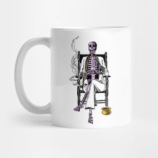 Smoking Skeleton Mug